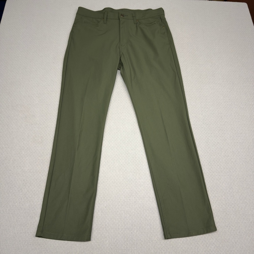 Levis 511 Pants Mens 34x30 Olive Green Slim Fit Chino Engineered for Movement
